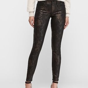 Express Snakeprint Jean Leggings